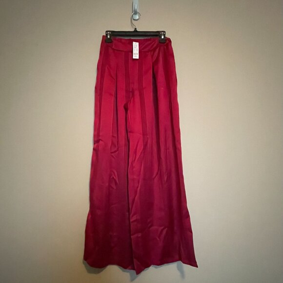 New York & Co, 3 Piece, XS Satin Striped Blazer & Wide Leg Pant & Size 2 Vest - Picture 14 of 16